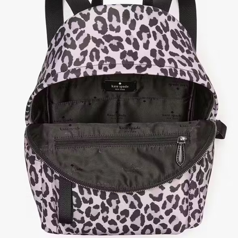 Kate Spade Chelsea Spotted Leopard Print Medium Backpack
Violet Mist
NWT - Picture 3 of 16